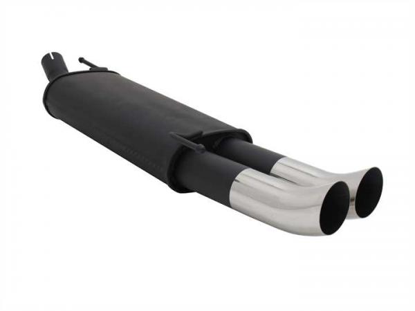 Novus Sportauspuff VW Golf 3 und 4 Cabrio Gruppe N 2x76mm DTM
