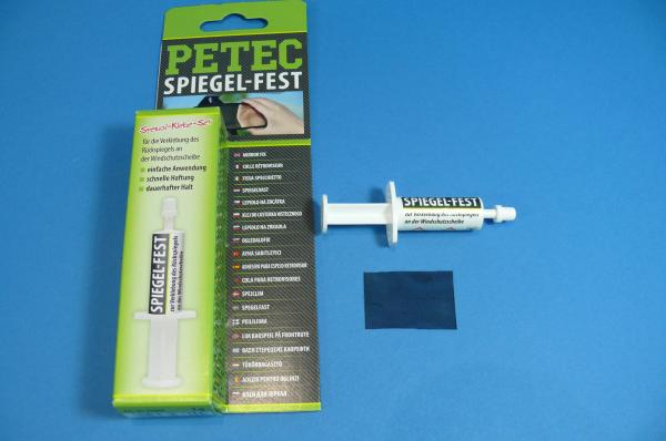 PETEC Spiegelfest Klebeset (6000€/kg) Spiegelkleber Innenspiegel