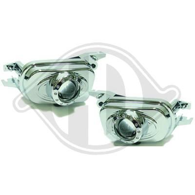 Foglights chrome Mercedes W203 Sedan T-Model from 01
