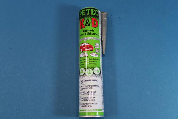 PETEC K&D Bodywork Adhesive and Sealant Grey 310ml
