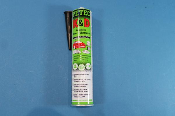 PETEC K&D Bodywork Adhesive and Sealant BLACK 310ml