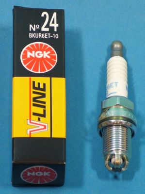 NGK Spark plug V-Line 24 BKUR6ET-10 fit for Audi / Mercedes / Seat / Skoda / VW