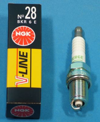 NGK Spark plug V-Line 28 BKR6E for Audi / Austin / Chrysler / Citroen / Dacia / Fiat / Hyundai / Kia / Lada / Land Rover / Mazda / Mercedes / Mitsubishi / Nissan / Opel / Peugeot / Porsche / Renault / Rover / Skoda / Suzuki / Volvo / VW