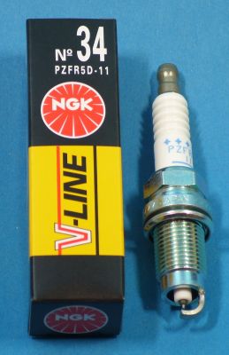 NGK Zündkerze V-Line 34 PZFR5D-11 passend für Seat / Skoda / VW