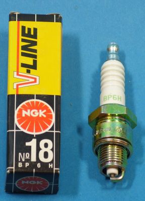 NGK Zündkerze V-Line 18 BP6H passend für Citroen / Dacia / DAF / Ford / Mercedes / Opel / Porsche / Renault / Seat / Skoda / Talbot / Trabant / Volvo / Wartburg