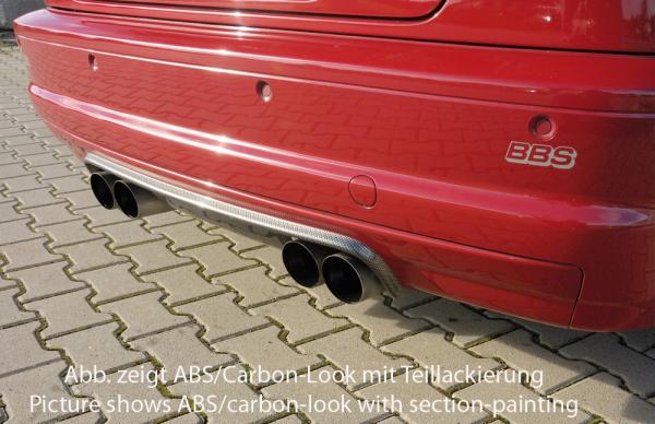 RIEGER Heckansatz CS-Look (Carbon Look) passend für BMW 3er E46 M3