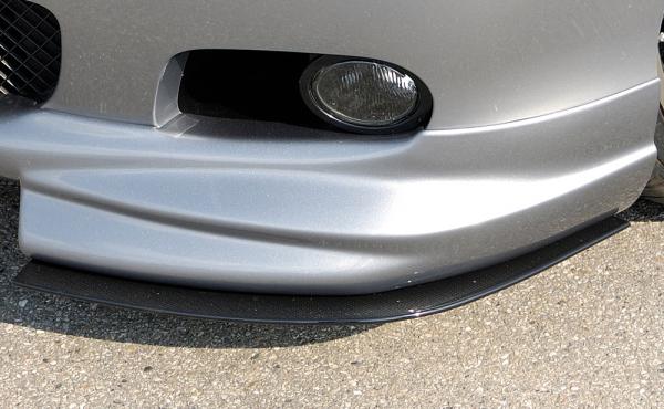RIEGER Spoilerschwert (Carbon-Look) für Spoilerlippe 50118 passend für BMW 3er E46 Limousine / Touring / Coupé / Cabrio