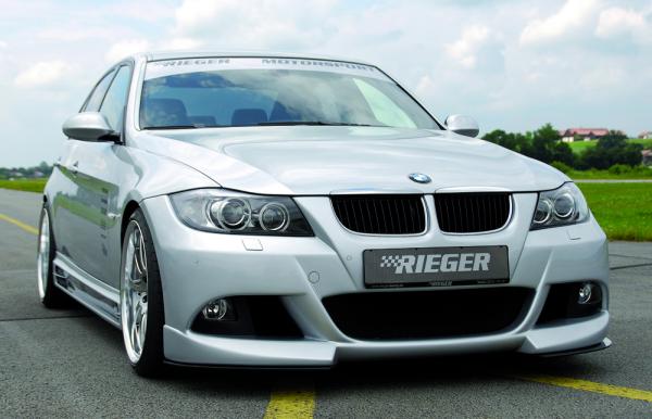 RIEGER Spoiler splitter carbonlook 2 pcs for Rieger bumper 53402 / 53410 / 53411 / 53412
