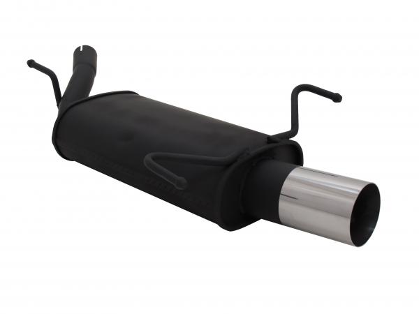 NOVUS Sportexhaust fit for Opel Corsa C 1x90mm RL-Design