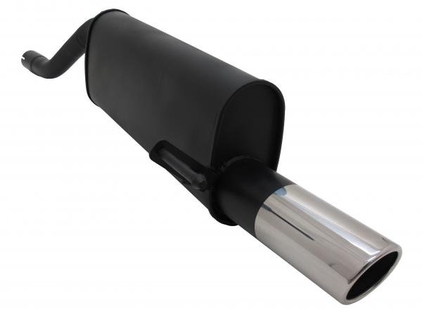 NOVUS Sportauspuff passend für Opel Corsa D Facelift 1x90mm SR-Design