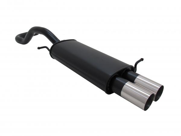 NOVUS Sportauspuff passend für Seat Ibiza 6K 2x76 RL-Design