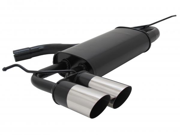 NOVUS Sportauspuff passend für Audi A3 8P Sportback / Seat Leon 1P 2x76mm MS-Design