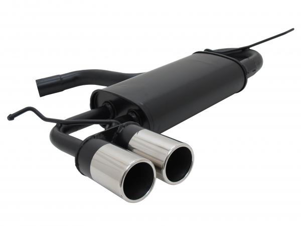 NOVUS Sportauspuff 2.0TSI passend für Audi A3 8P / VW Golf 5 GTi / VW Scirocco 2x76