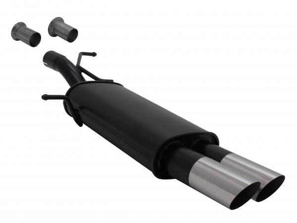 NOVUS Sportauspuff passend für Citroen C4 / Peugeot 307 2x76 MS-Design