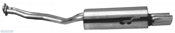 BASTUCK Sportendschalldämpfer 2x76mm passend für BMW 3er E36 325i/328i