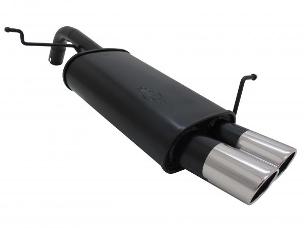 NOVUS SPORT EXHAUST FORD FIESTA MK7 JA8 1.25 / 1.4 / TDCI 2x76mm SR-Design