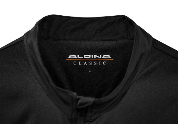 ALPINA Functional Shirt Orange with Zipper, unisex Size L