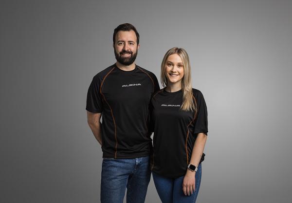 ALPINA Funktionsshirt Schwarz, unisex Größe M