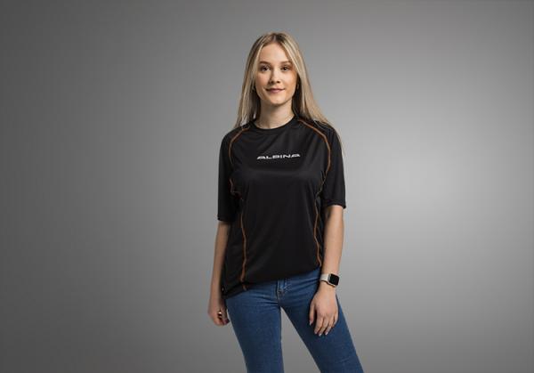 ALPINA Funktionsshirt Schwarz, unisex Größe M