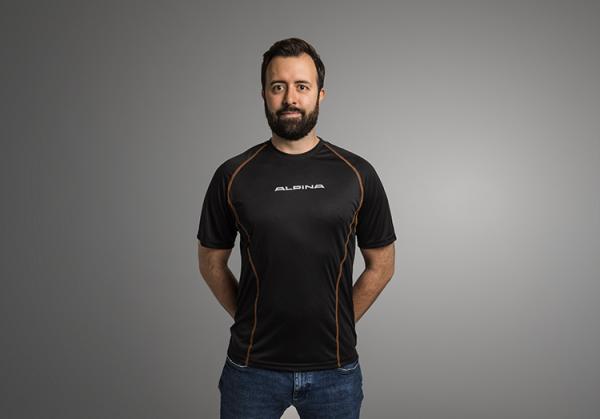 ALPINA Funktionsshirt Schwarz, unisex Größe S