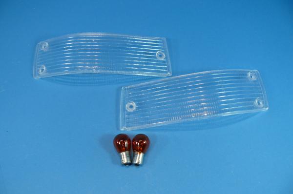 Front indicators white fit for BMW 5er E28