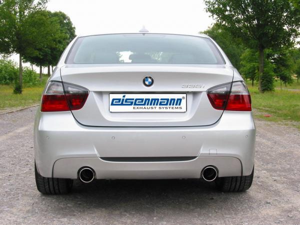 EISENMANN Endschalldämpfer 2x90mm passend für BMW E90 / E91 335i Limousine / Touring 1225kW / 240kW