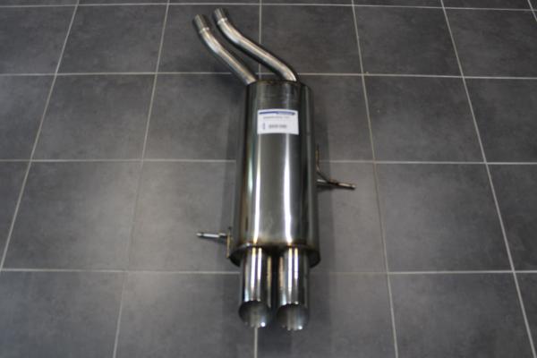 BASTUCK Endschalldämpfer 2x76mm passend für BMW 3er E46 320i/325i/330i/330d ab 06/00