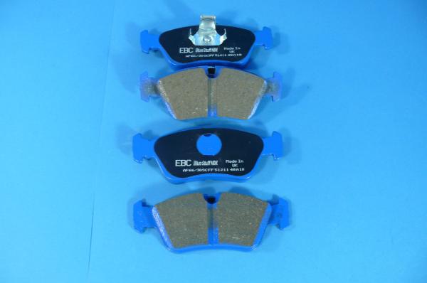 EBC BLUE STUFF NDX Sportbremsbeläge vorne passend für BMW E36 E46 Z3 Z4