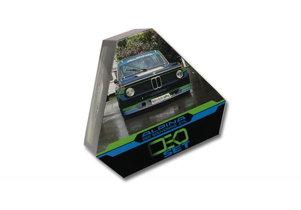 ALPINA CLASSIC Deko-Set silber/blau
