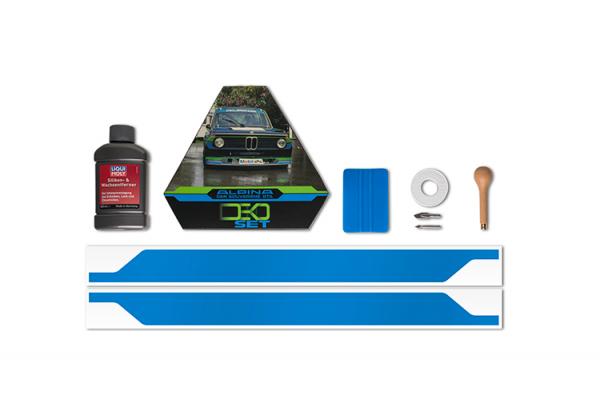 ALPINA CLASSIC Deko-Set blau/blau