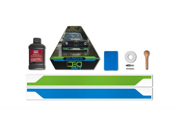 ALPINA CLASSIC Deko-Set blue/green