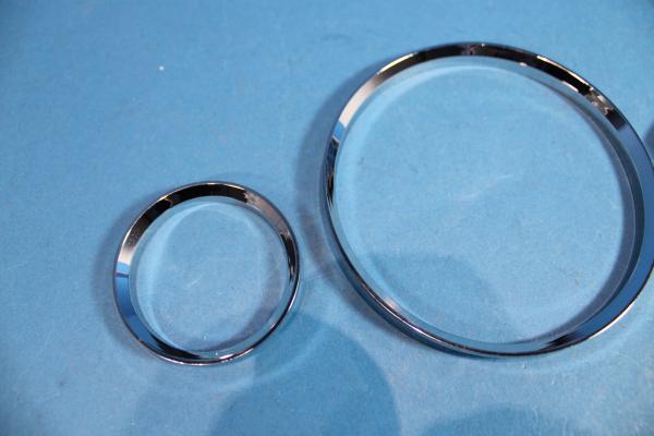 Chrom Tacho Ringe Tachoringe BMW 3er E30 zum CLIPSEN