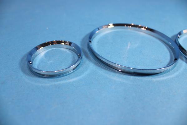 Chrom Tacho Ringe Tachoringe BMW 3er E30 zum CLIPSEN
