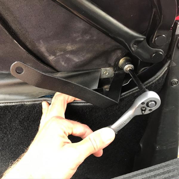 Windschott SCHWARZ passend für Alfa Romeo Spider 105/115 Bj.1964-1994