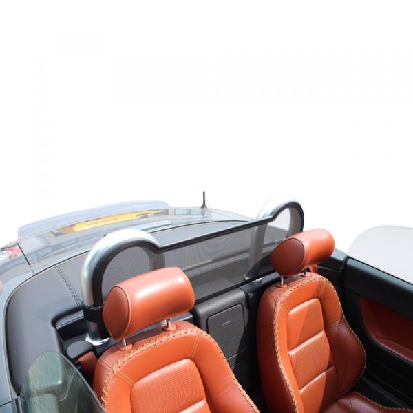 Windblocker BLACK fit for Audi TT 8N 1999 - 2005 (Velcro Straps)