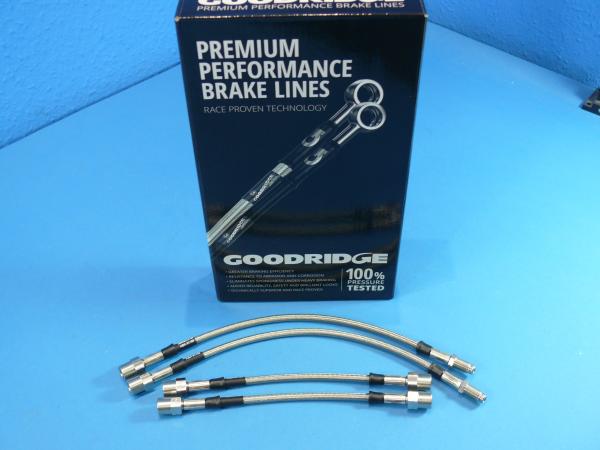 GOODRIDGE Stahlflex Bremsleitungen 4tlg. passend für BMW 3er E21 316 - 320