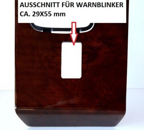 Console from burled wood fit for Mercedes R107/W107 -19A-