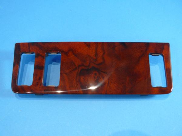 Schalterblende Wurzelholz 2L/1R passend für Mercedes W123