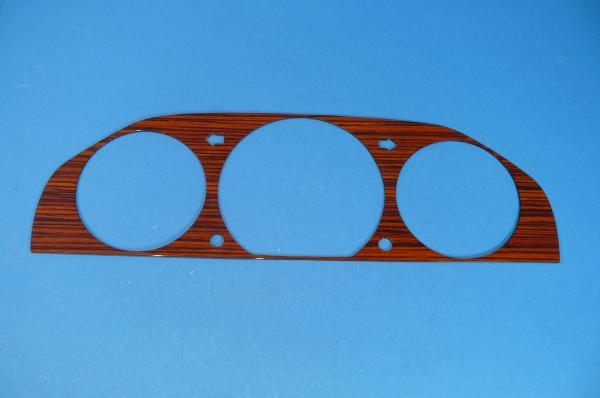Gauge panel from Zebrano fit for Mercedes W124