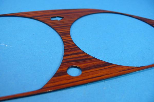 Gauge panel from Zebrano fit for Mercedes W124
