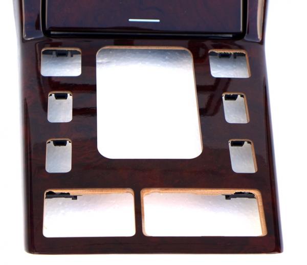 Console from burled wood fit for Mercedes R129 -2-