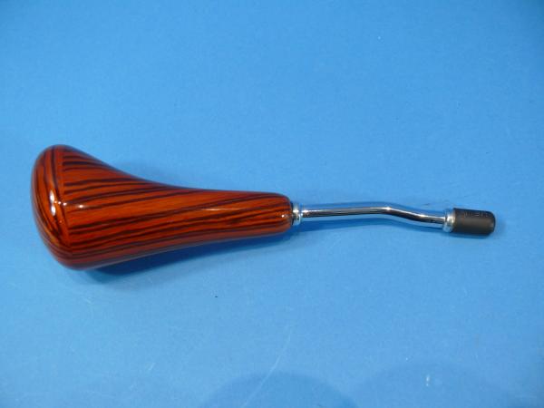 Shiftknob in zebrano, automatic fit for Mercedes R107 / W108-W116 / W123