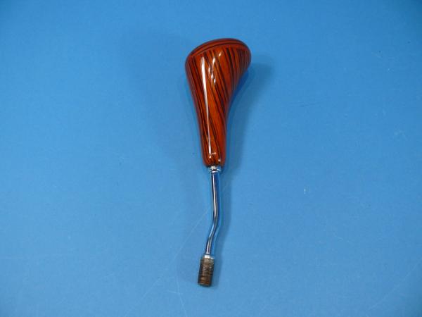 Shiftknob in zebrano, automatic fit for Mercedes R107 / W108-W116 / W123