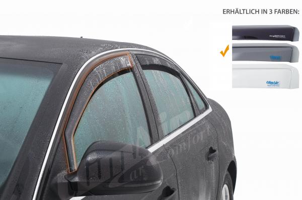 ClimAir Wind deflector GREY front door fit for BMW 7er E38