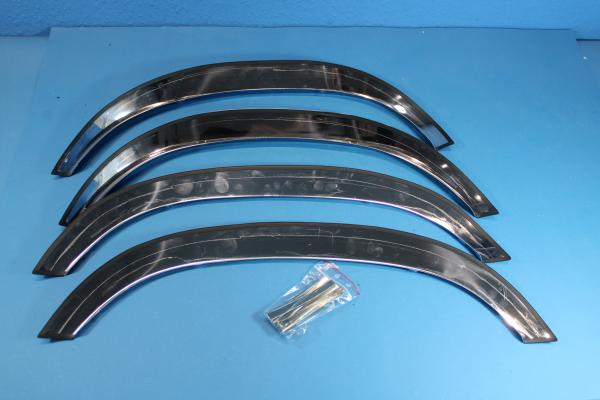 Fender Trim "chrome" (4 pcs) fit for Mercedes W124 from 8/89