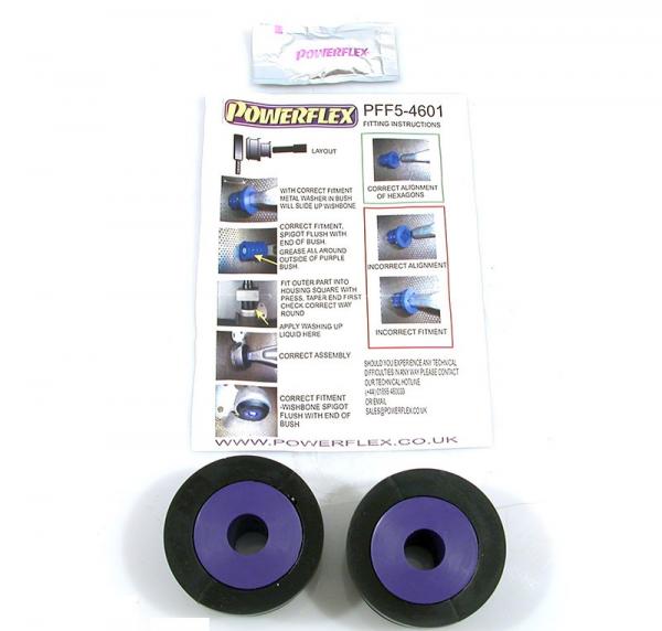 POWERFLEX Querlenker Gummilager 60mm passend für BMW E46 Allrad Xi/Xd
