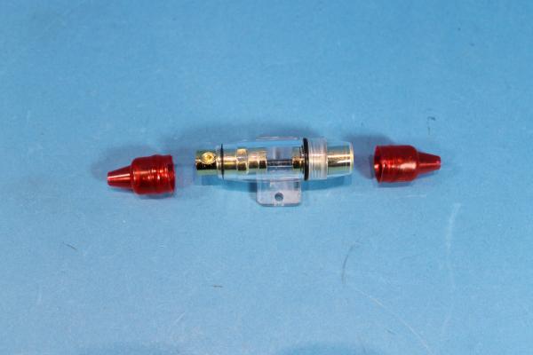 Sinuslive Fuse holder for glass fuses SG20 - SG80, gold plated