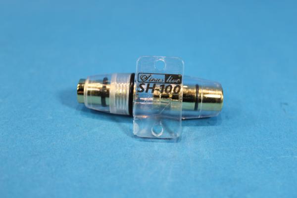 Sinuslive Fuse holder for glass fuses SG20 - SG80, gold plated