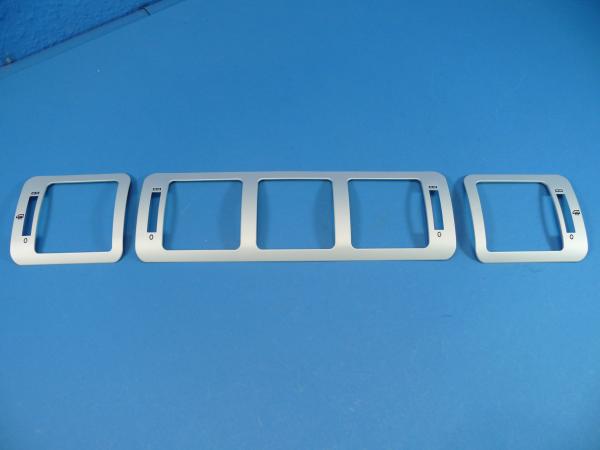 Silver Set A/C (3 pcs) left-middle-right fit for Mercedes W163 M-Class