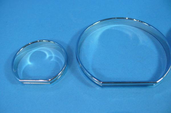 Instrument rings chrome (4 pcs) fit for BMW 3er E46
